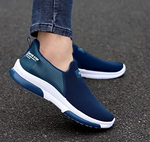 Image of AADI Men's Mesh Leather Outdoor Casual Shoes