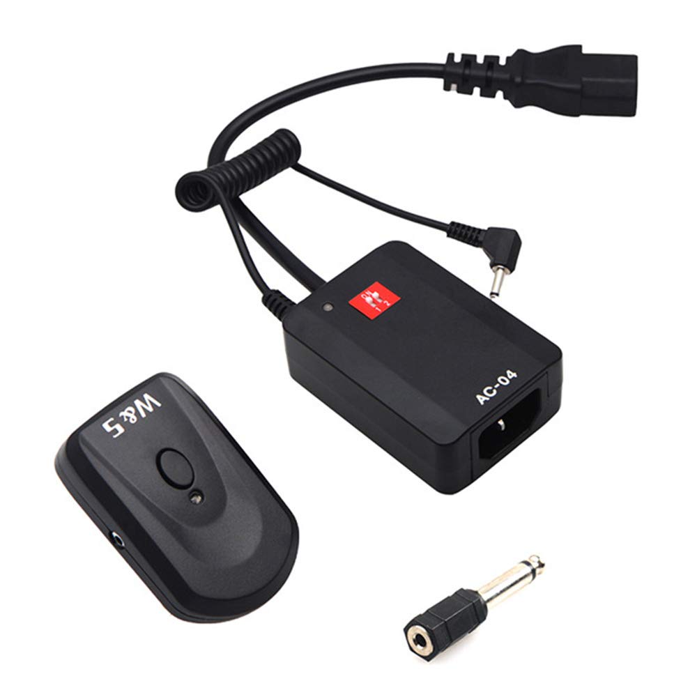 FABOBJECTS® Wireless Trigger System with Transmitter Receiver 4 Channels with 3.5mm to 6.35mm Adapter for Photography Studio Flash Light