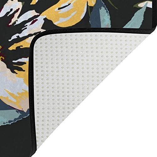 Tapis de sol en velours corail isolant et doux, grand format 60x39 inch - 5