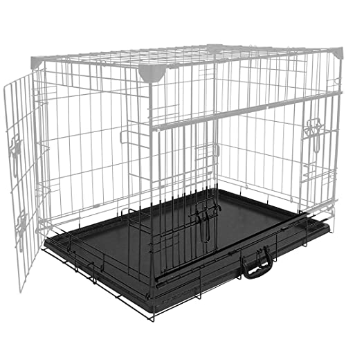 duvoplus, Tiroir Plastique pour Cage Ninja 122cm Noir, Transport, Noir, Chien