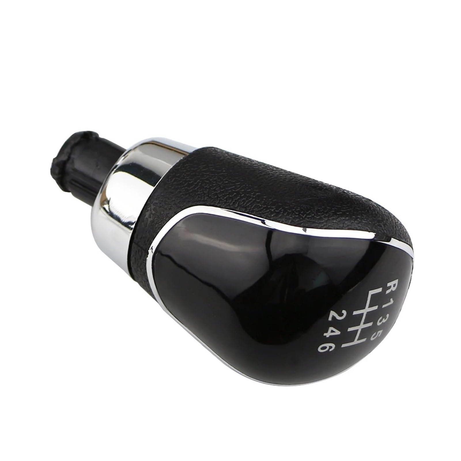 Mkgkacvcpt 6 Speed Black Manual Shifter Knob For Fiesta Mk7 2008-2015 For Focus Mk2 Fl 2008-2011 5 6 Speed Gear Head Shift Knob(6 Speed Black)