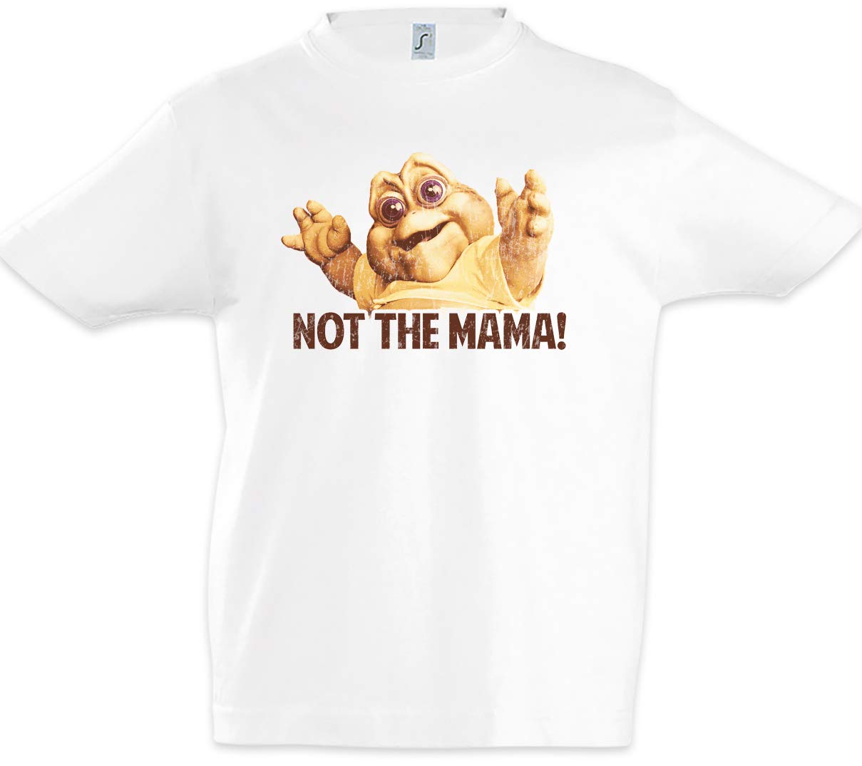 Urban Backwoods Boys White Not The Mama! Kids Children T-Shirt Size 4 Years