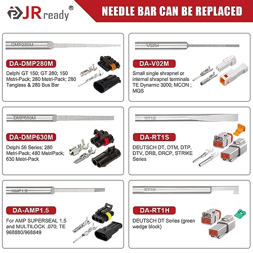 Outils d'extraction de broches électriques pour connecteurs AMP et Deutsch ST5258 - 4