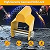 VXVMN Trailer Hitch Lock, Heavy Duty Alko Hitch Lock, High Security Anti Theft Trailer Lock for Securing AKS1300/2004/3004 & AK130/160 Caravan and Trailer Hitches #1