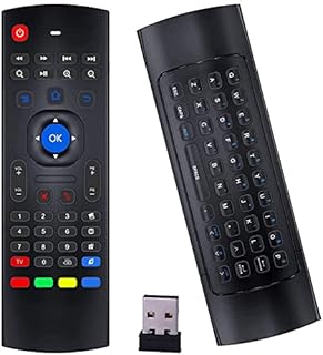 Air Mouse Remote, Rock&Rick MX3 Pro 2.4G Android Box Remote with Mini Wireless Keyboard,Compatible for Android TV Box/Smart TV/Projector/HTPC