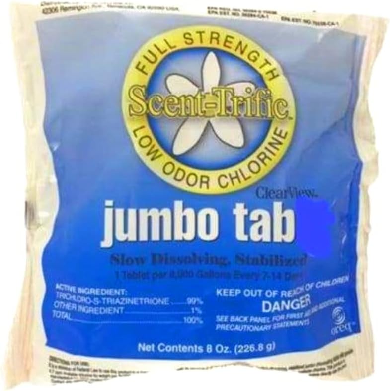 Clearview SCENT-TRIFIC 3" Chlorine Tablet CVTLCR048-1