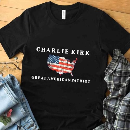 Pray for Charlie Kirk Patriotic Charlie Kirk Faith-Based Political Awareness Top Black Shirt3