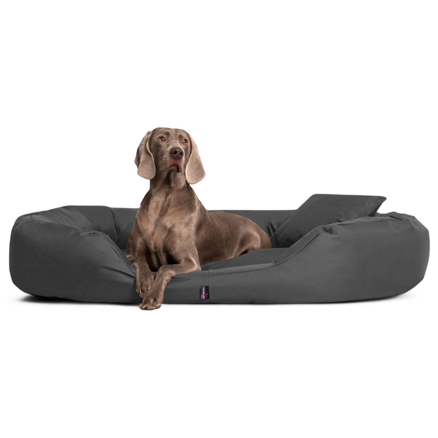 tierlando Hundebett Sammy Komfort 4-Kammer-Matratze Polyester 600D 220x120cm Graphit