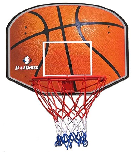 Aro de baloncesto de interior montado en la pared y balcones de tamaño completo 45,72 cm