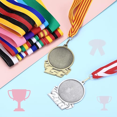 Lanières de médaille en polyester bleu PATIKIL pour compétitions