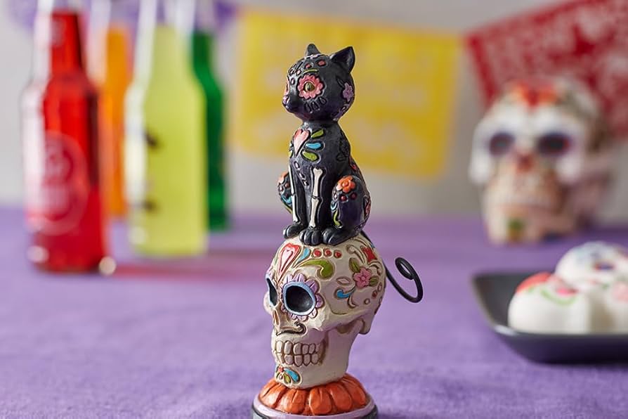 Amazon.co.jp: Enesco Jim Shore HWC 死者の日 黒猫 スカルの置物 6.3 Amazon.co.jp: Enesco Jim Shore HWC 死者の日 黒猫 スカルの置物 6.3
