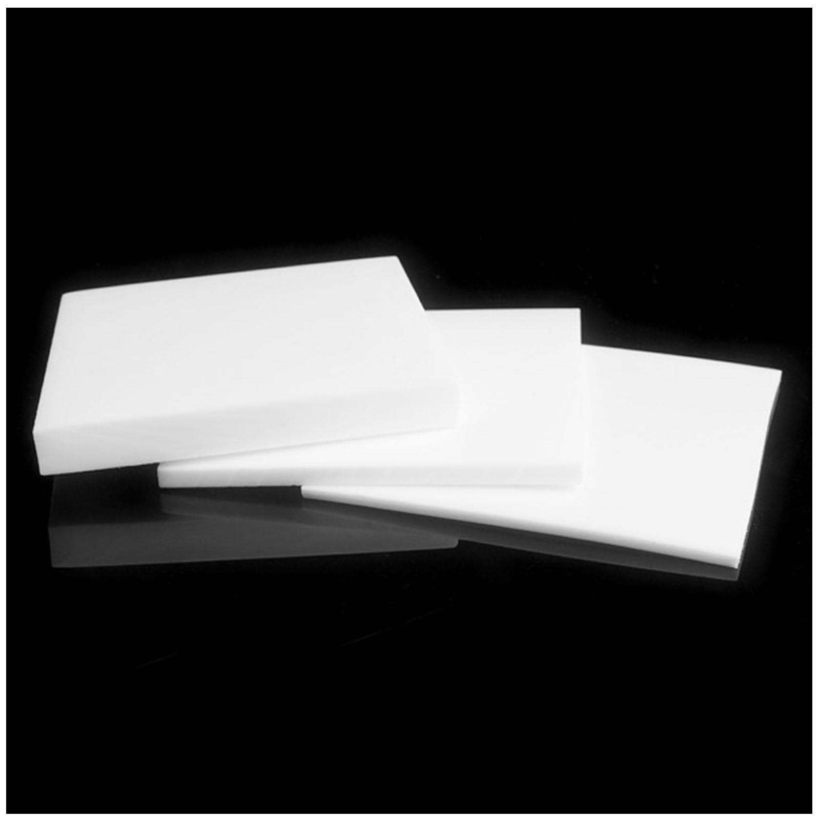 CXGBQSJ Heavy Duty PTFE Teflon Sheet Engineering Plastic Board for Thermal Insulation Mechanical Components And Industrial Manufacturing,500 * 500 * 40mm