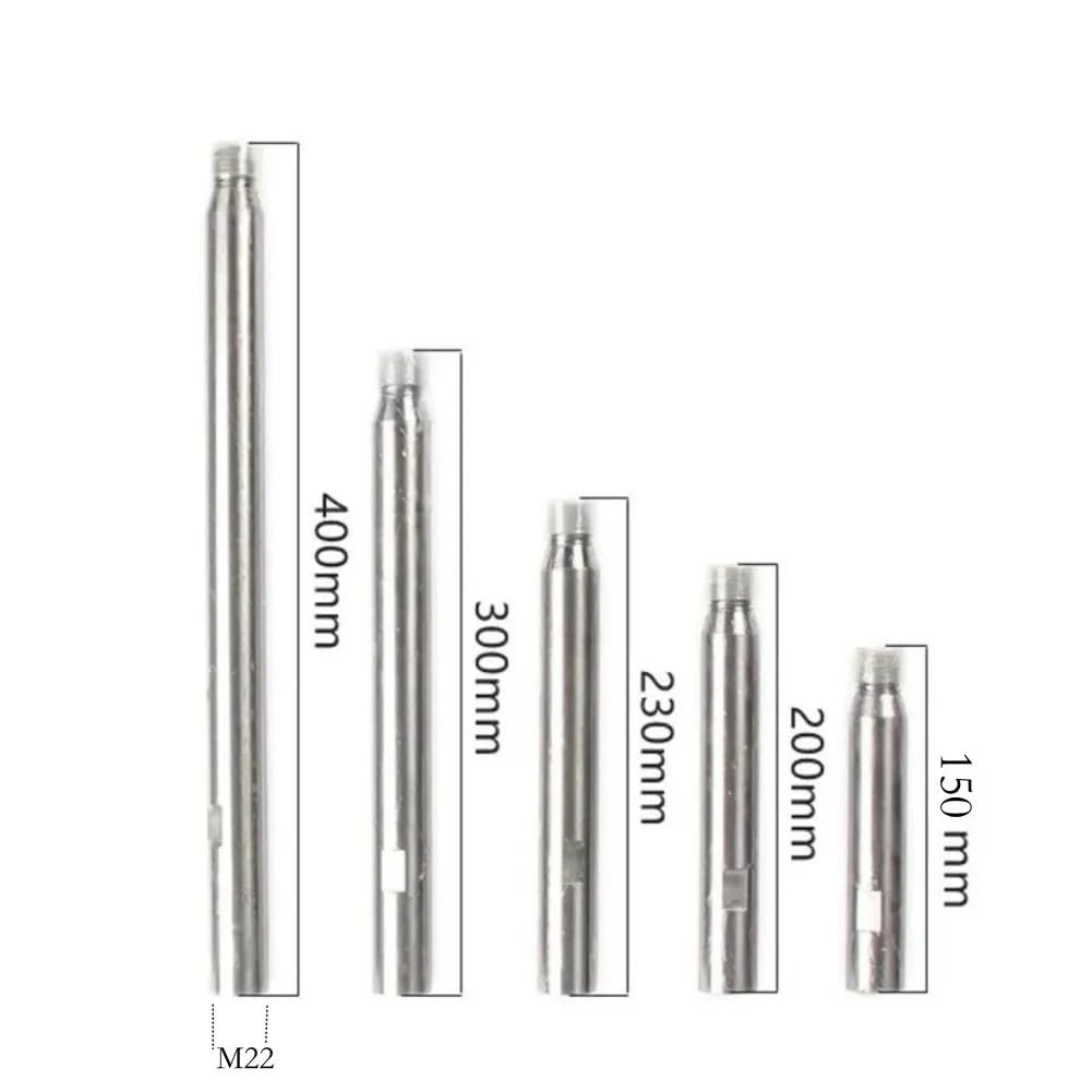 Varilla de extensión for broca de taladro hidráulico, adaptador de conexión, rosca M22, broca de taladro hidráulico con núcleo de diamante, varilla perforadora de pared(400mm)