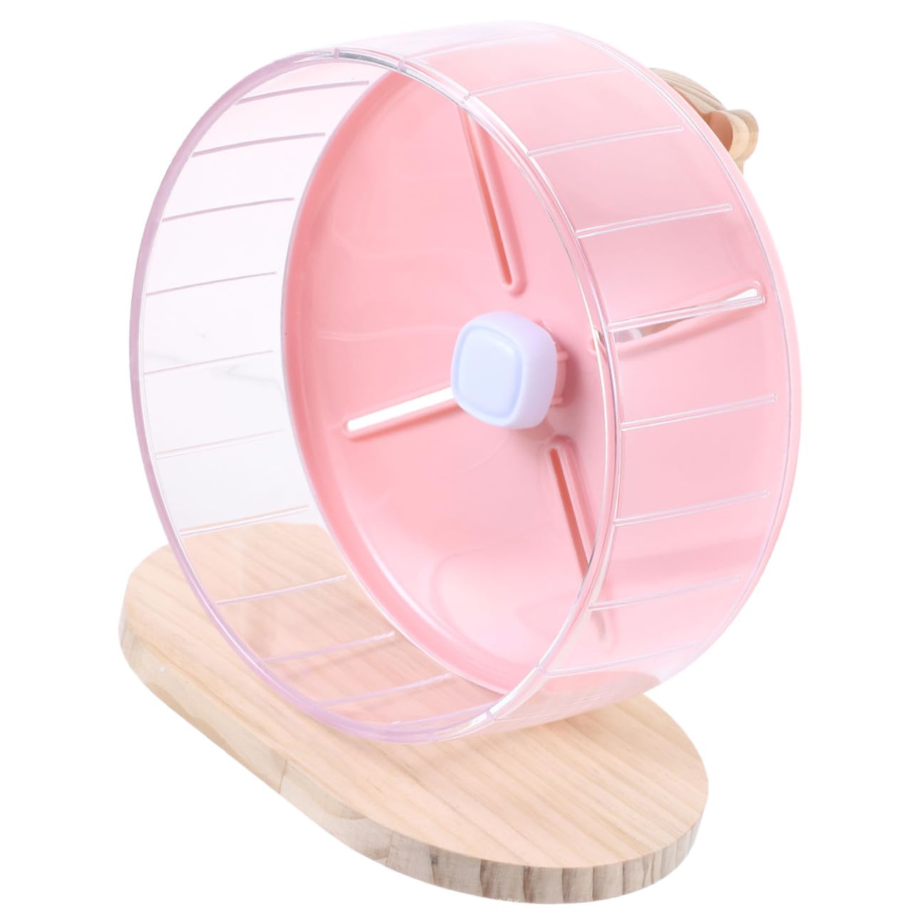 Geräuschloses Hamsterrad mit Halterung, 20cm, 1 Satz, Rosa
