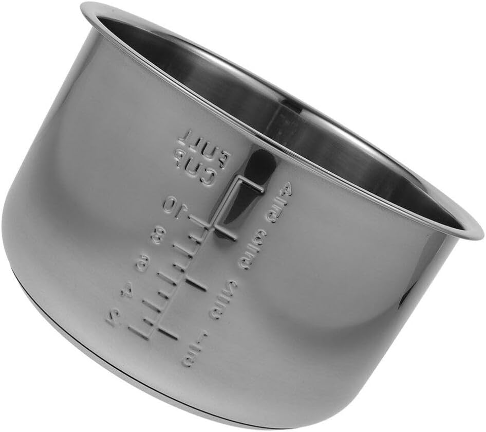 Abaodam Rice Cooker Inner Pots 5L Stainless Steel Interior Cooking Pan