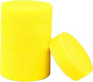 VICASKY 36 Peças Esponja De Polimento De Cera De Automóvel Esponja De Polimento De Esponja De Carro Roda De Polimento De Cera Automática Escova De Limpeza De Esponja Almofada De