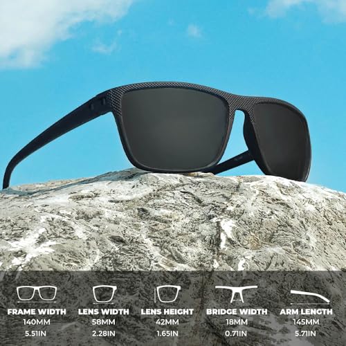 Classic Sunglasses for Men, Sun glasses Mens for Driving,Cycling, Fishing, Golf, 4 PACKS4