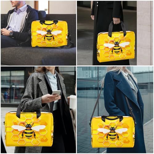 Maletín para laptop 16 pulgadas amarillo resistente al agua miniatura 2