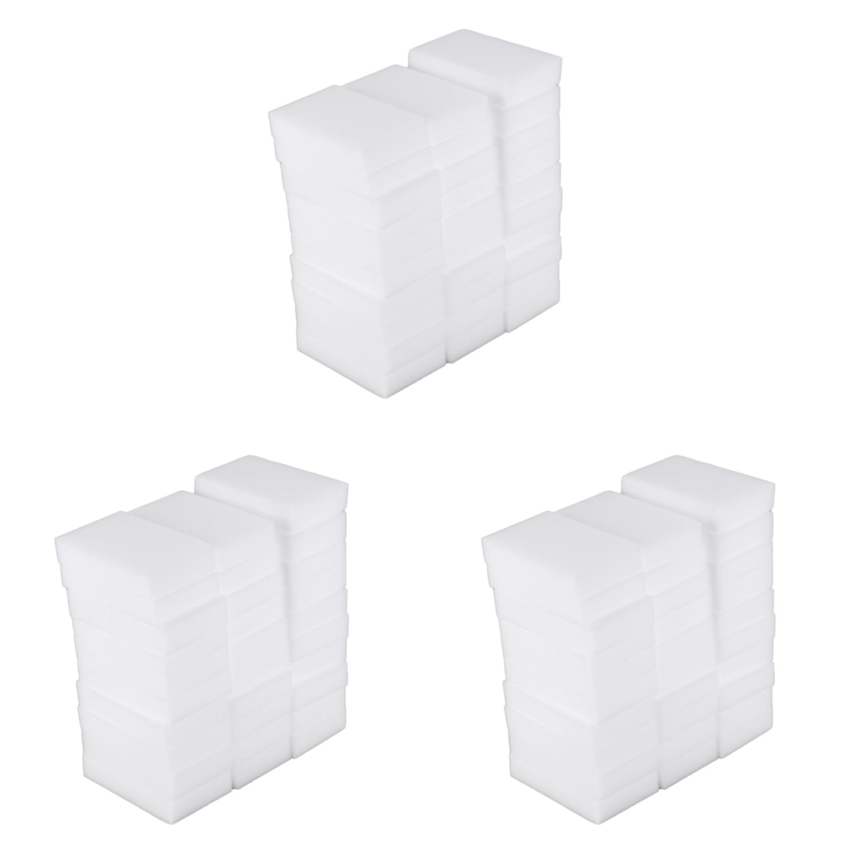 Vjsujehgy 90x Magic Cleaning Sponge Eraser Melamine Cleaner Multifunction White