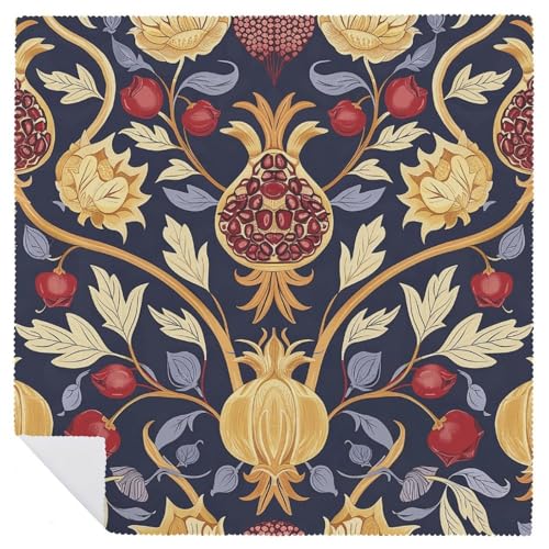 Servilletas de Tela JTKBNVM Pack 2 Floral Cuadradas miniatura 6