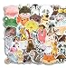 Produktbild Swn-Sntshkut Aquarell Tier Aufkleber niedlichen Cartoon pädagogischen Spielzeug Aufkleber Geschenk für Kinder DIY Laptop Koffer Fahrrad Kühlschrank Gitarre 50 PCS