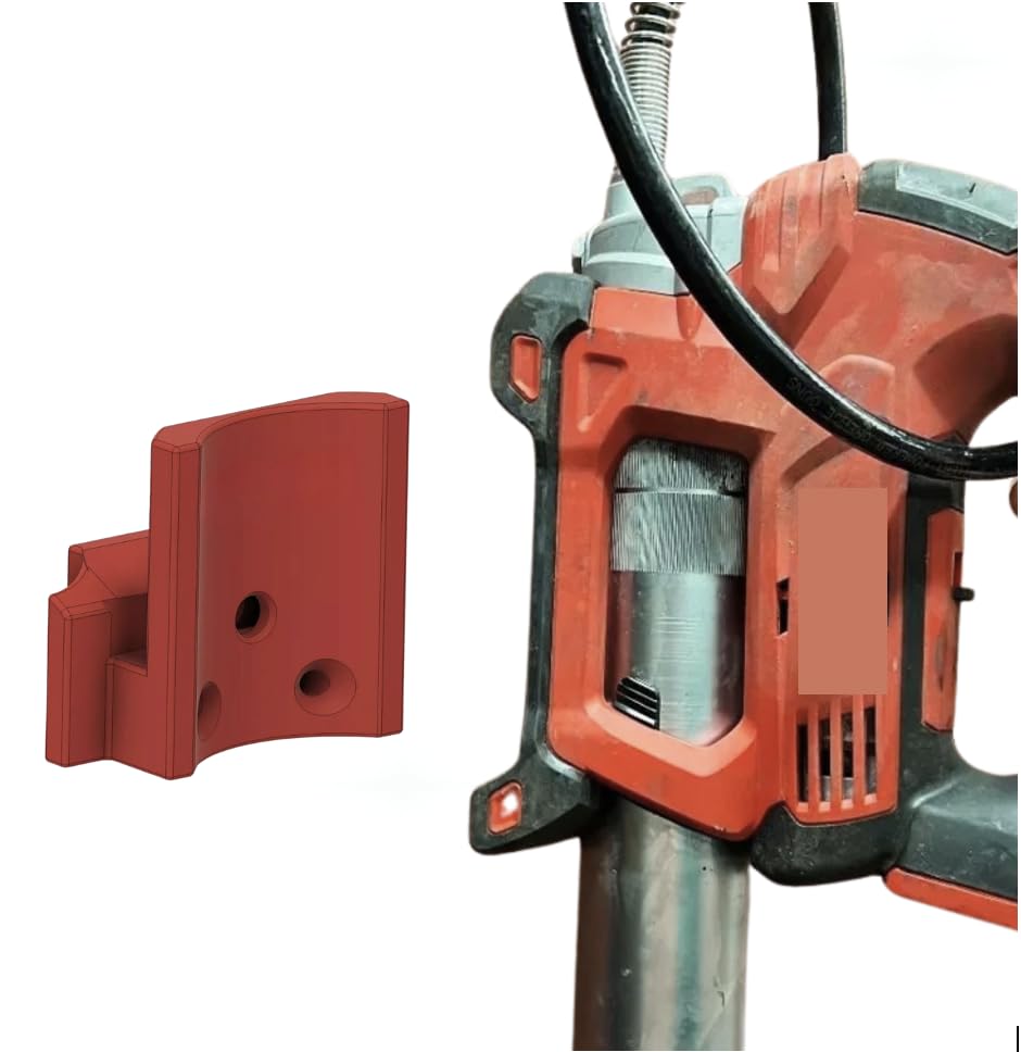 Wall Mount Holder for Milwaukee M18 Grease Gun – Secure & Space-Saving Storage Bracket for Garage or Workshop (Compatible Accessory)