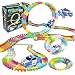 Mindscope Twister Tracks Trax 360 Loop 13' (feet) of Neon Glow in The Dark Track with One LED Light-Up Emergency Vehicle Series Car