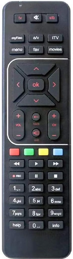 Comaptible for Airtel Digital TV DTH Television, Setup Box Remote Compatible for SD and HD Recording
