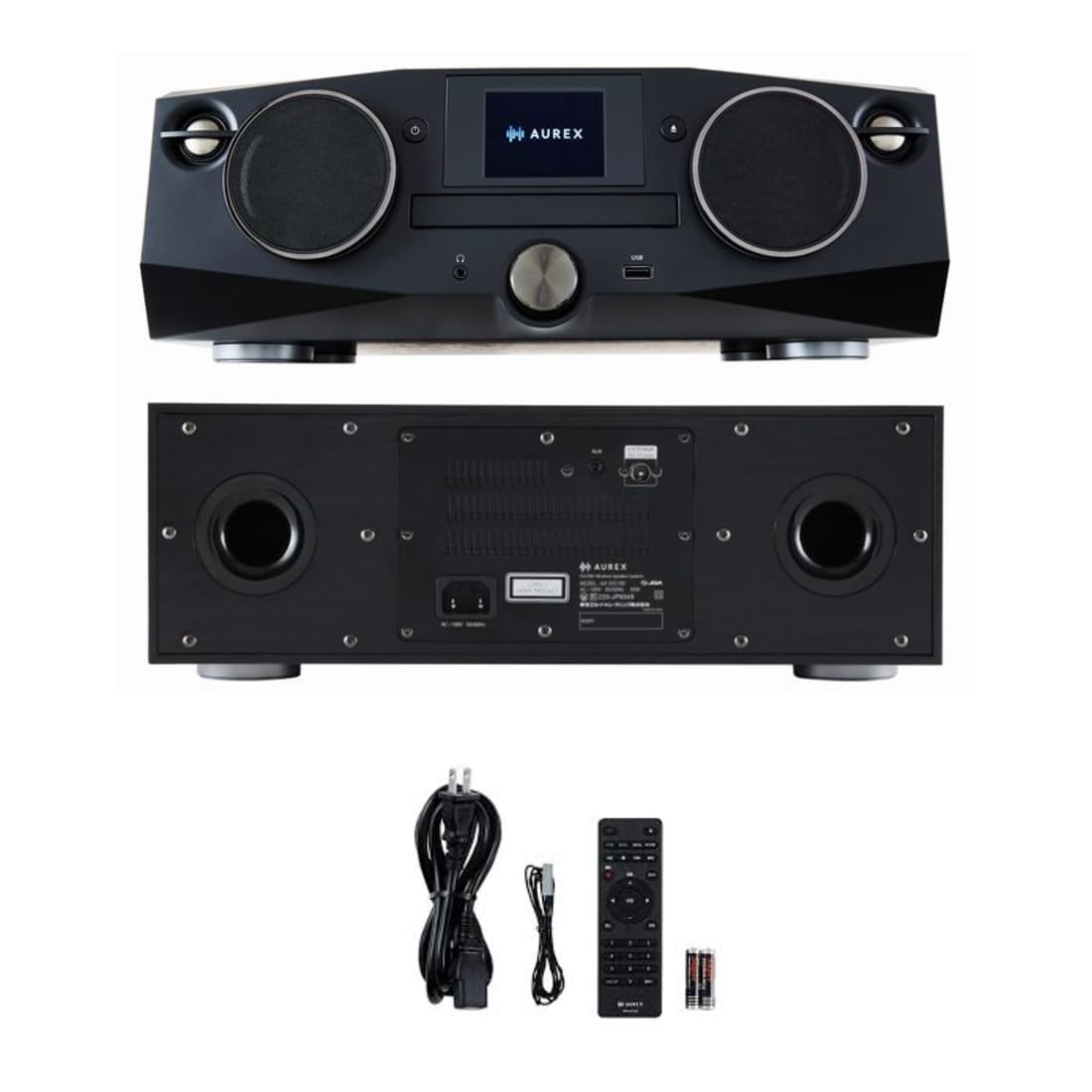 Amazon.co.jp: TOSHIBA AUREX AX-XSS100(K) CD/FM ワイヤレス