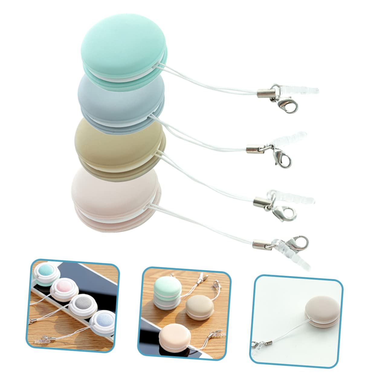 FRCOLOR 5 Sätze Bildschirmreiniger Trockene Tücher Brillenreiniger Reiniger Ofen Bildschirm Cleaner Screencleaner Wischtücher Für Computerbildschirme Bildschirmtücher Kieselgel 4 Stück * 5