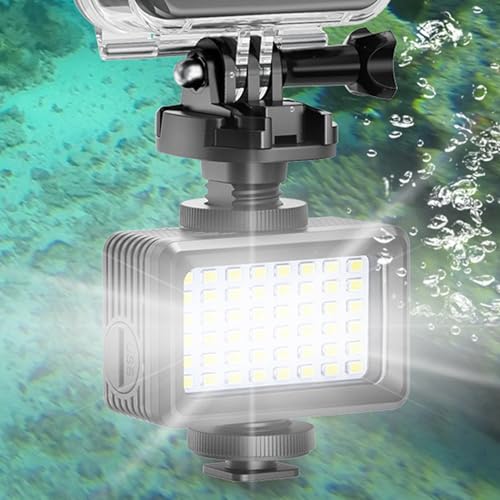 Image of LED Camera Light Portable RGB Video Panel, 2700K to 5600K 40m Underwater - Compact Fill Cube, Softbox Compatible, Outdoor Filming Equipment