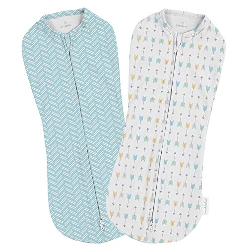 Image of SwaddleMe by Ingenuity Pod - Size Newborn, 0-2 Months, 2-Pack (Arrows)