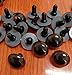 50 Pcs Brown Teddy Bear Eyes Doll Plastic Safety Eyes Craft Eyes with Washers(30 MM)