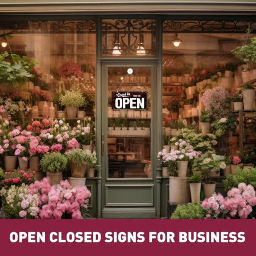 Panneau ouvert et fermé double face pour ne plus perdre de clients à l'entrée - 6