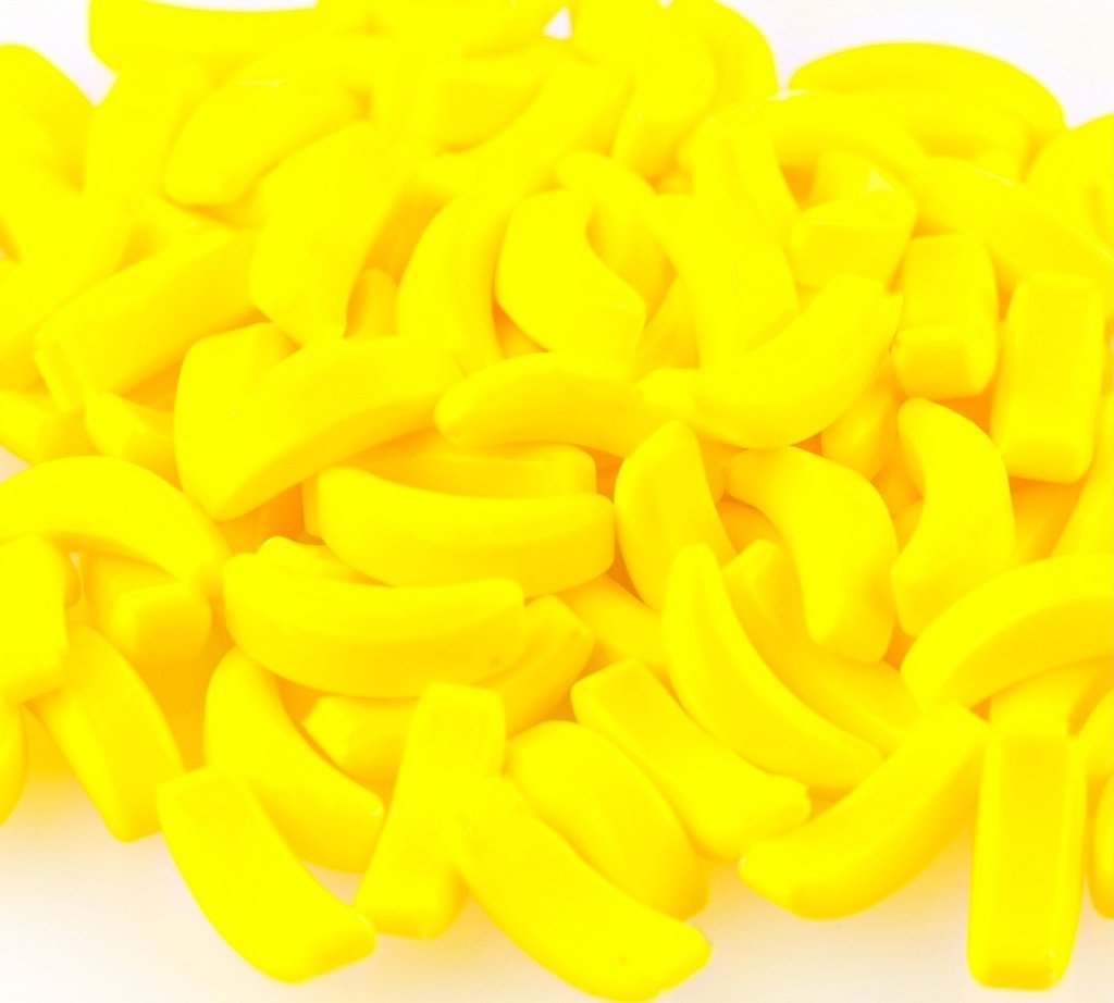 Silly Yellow Banana Heads Hard Candy 1 lb