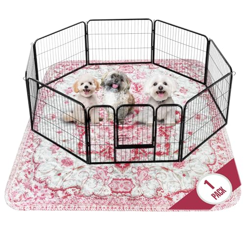 Image of PUPIBOO Washable Pee Pads for Dogs and Cats - Super Absorbent Reusable Puppy Training Pads - 100% Waterproof, Leak-Proof & Non-Slip Whelping Pads for Pet Housebreaking