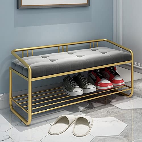 Coussin en flanelle doux pour banc à chaussures gain de place et stable - 6