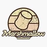 Marshmallow Enthusiast Sticker Vinyl Bumper Sticker Decal Waterproof 5'