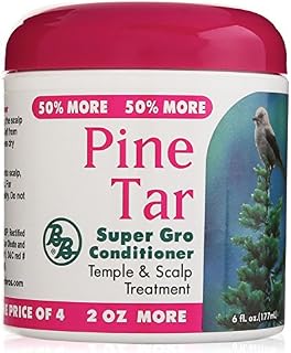 Bronner Brothers Pine Tar Super Gro Hair and Scalp Bonus, 6 Ounce
