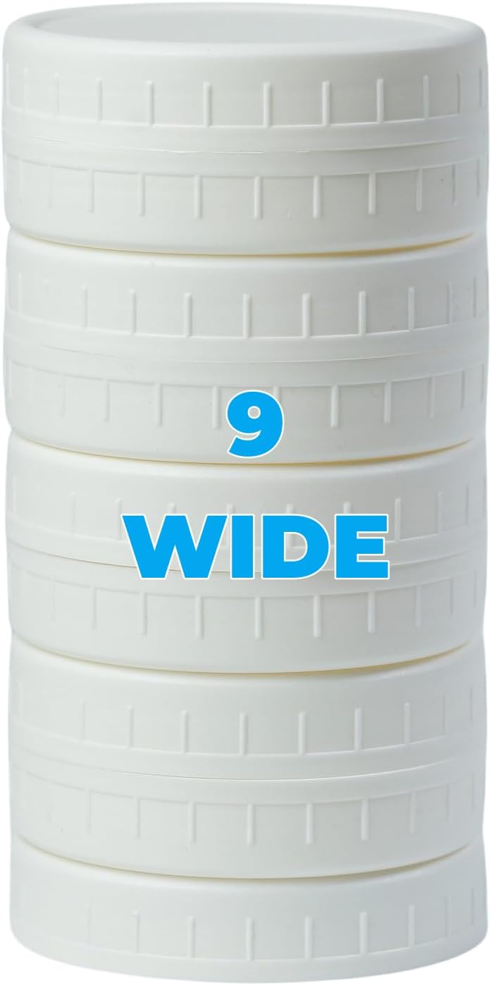 Masontops Tough Band Wide Mouth Mason Jar Screw Bands Quality Plastic