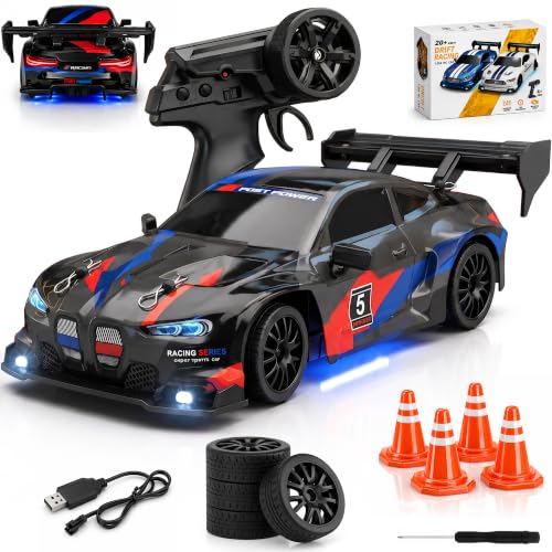 Image of The Little Ones 4x4 Rc Drifting Car - Rc Drift Cars High Speed Remote Control Drift Car 2.4GHz Remote Control Drift Stunt Off Road Cars 360 Rotation Toys for Kids & Adults Boys & Girls [DriftX]