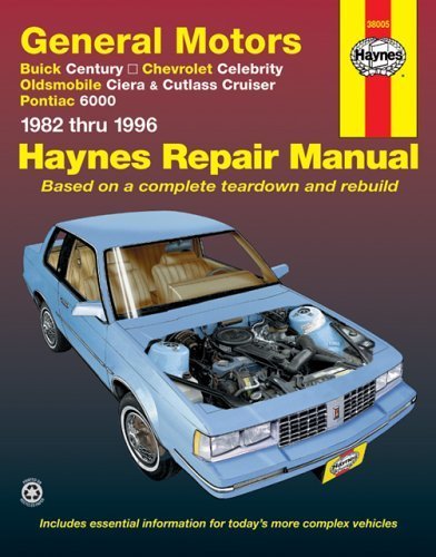 General Motors A-Cars 1982 thru 1996 Automotive Repair Manual 1st edition by Gradon Mechtel, Larry Warren, John H. Haynes (1997) Paperback