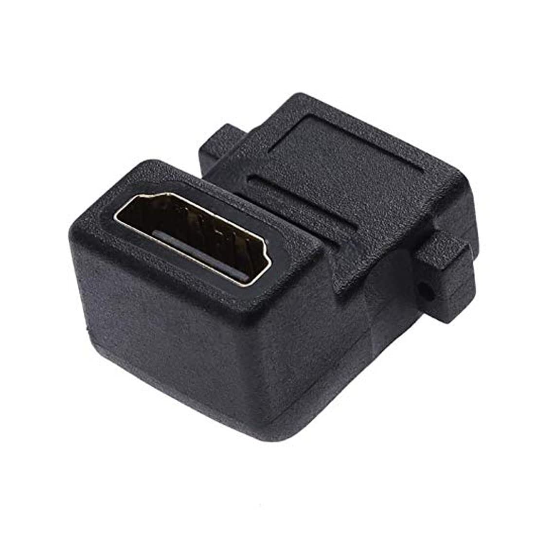 MX 19 Pin 19 Pin Connector 90° with Screw Locking, (HDMI Female to