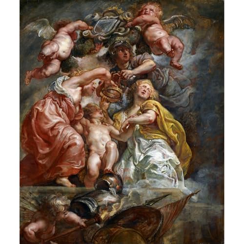 Impression giclée Rubens l'Union de l'Angleterre et de l'Écosse, une œuvre vibrante d'histoire