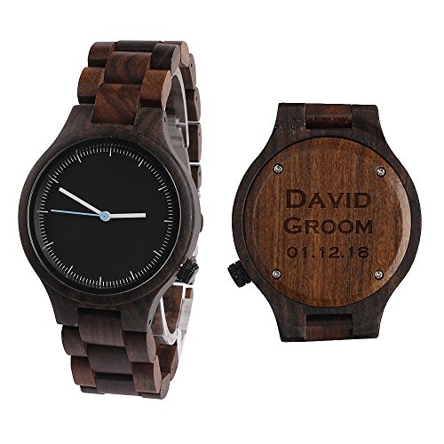 Kosting Engraved Wooden Watch For Husband Personalized Gifts For Men Birthday Gifts For Boyfriend #TOP4