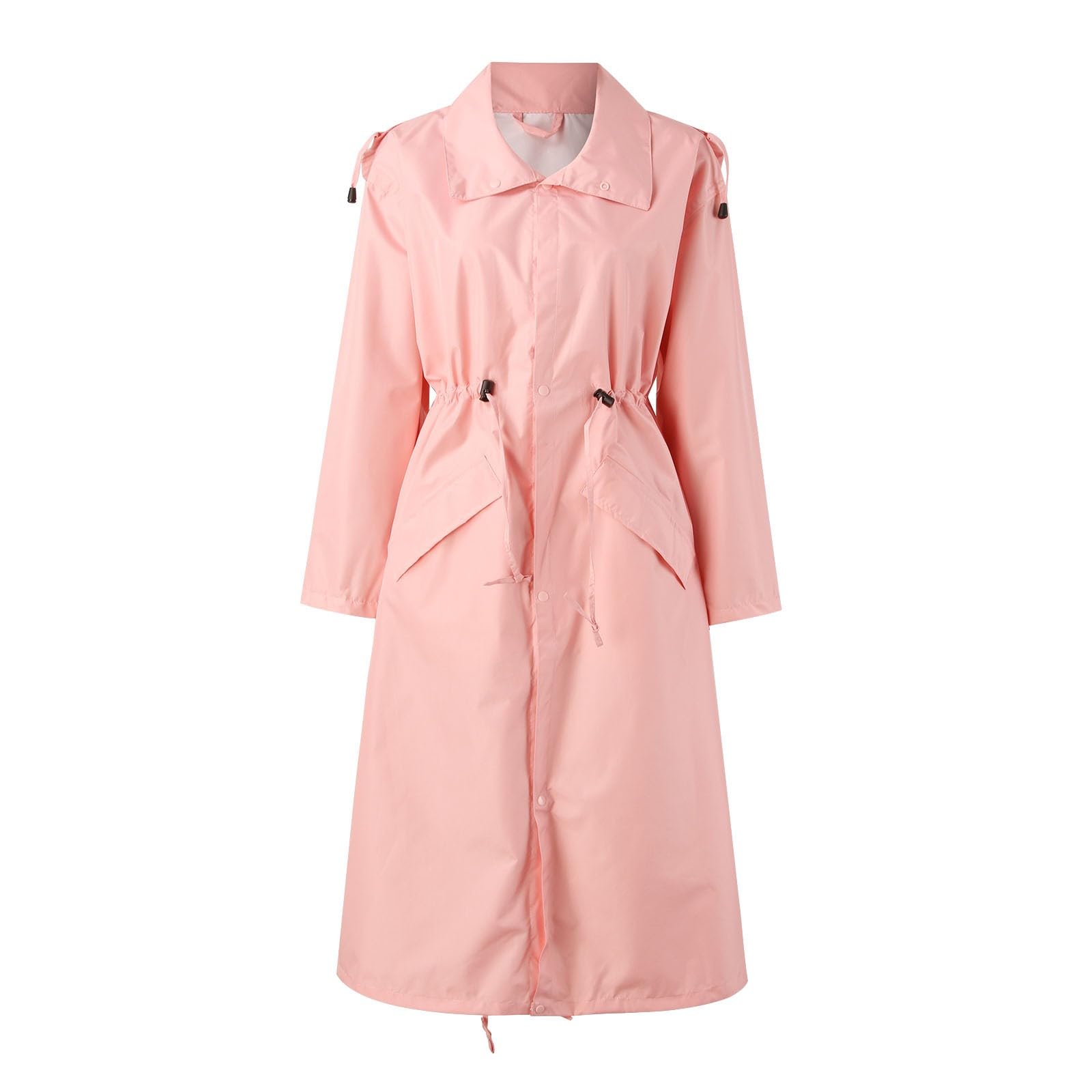 Poncho de lluvia impermeable para hombre y mujer, chaqueta larga con capucha, chubasquero unisex, chubasquero plegable, chubasquero fino, ligero, para adultos, poncho de lluvia para