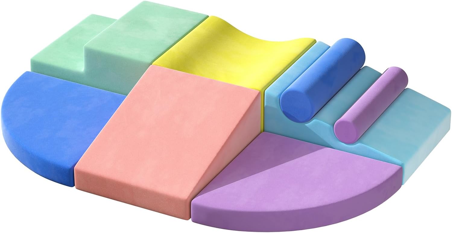 Extra Large 8-Piece Foam Climbing Block Set