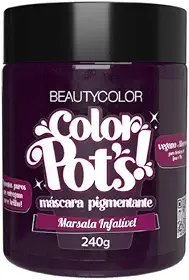 Máscara Pigmentante Color Pot’s - Marsala InfalÍvel