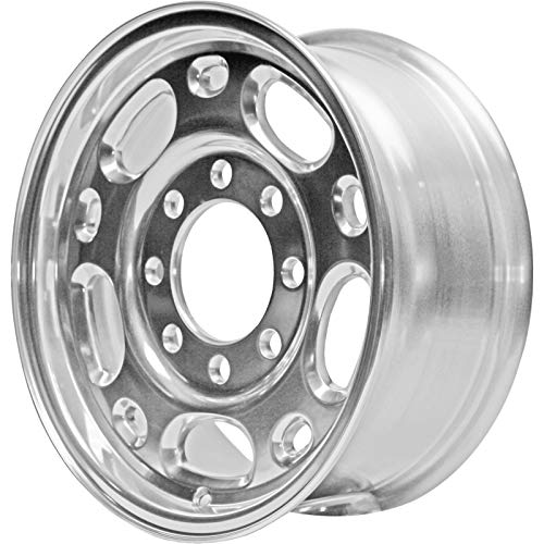 New 16x6.5" 16 Inch Polished Premium Aluminum Alloy Wheel Rim fits Chevrolet Silverado fits GMC Sierra 2500 3500 HD 1999-2010 | ALY05079U80N