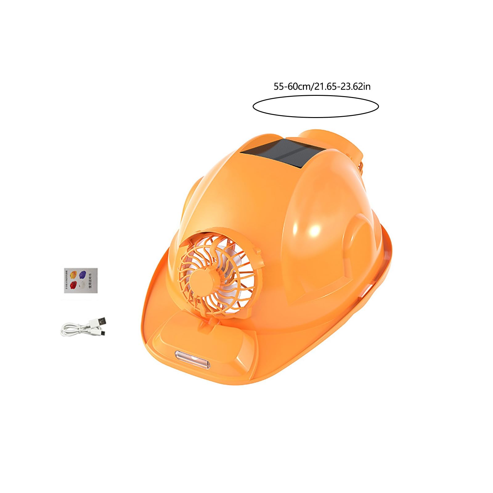 Belüfteter Schutzhelm mit Solaraufladung, Yellow standard edit